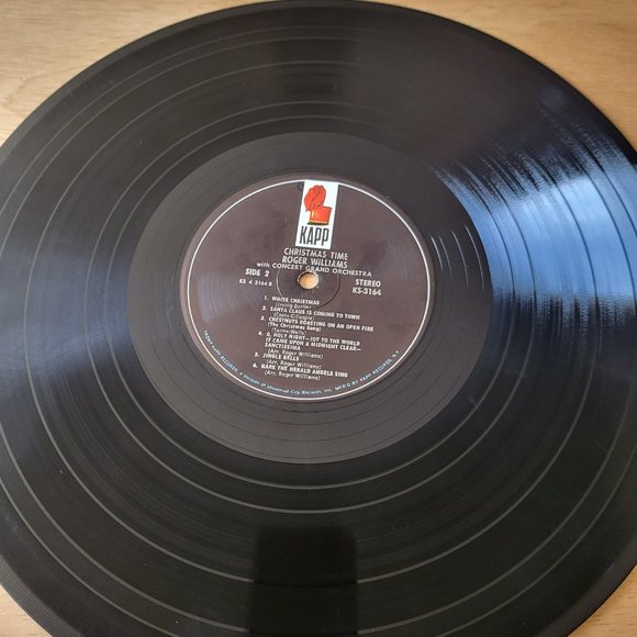 ROGER WILLIAMS Christmas Time LP 1959 Kapp KS-3164 Stereo Grand Orchestra LP3 - Picture 6 of 7